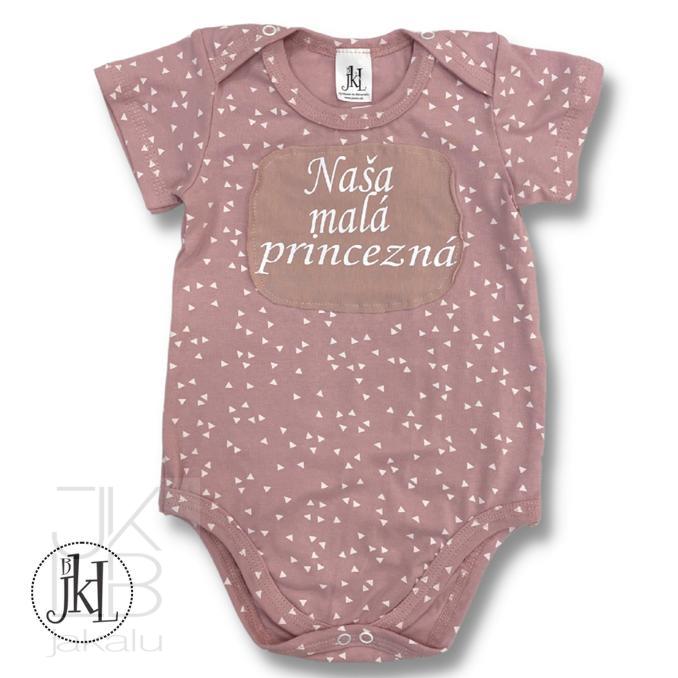 Body PRINCEZNÁ ružový trojuholník